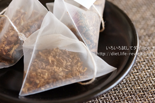 つくば山崎農園産あじかん焙煎ごぼう茶は使いやすいティーバッグ